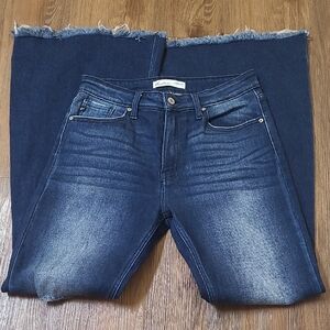 CANCUN Women's Flare & Wide‎ Leg Jeans - Blue used good condition zise 8.